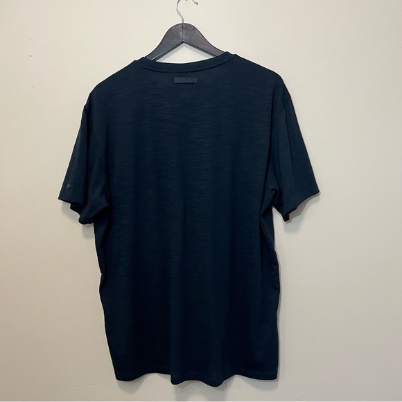 Fabletics Black Burnout Material T-Shirt - Picture 5 of 10